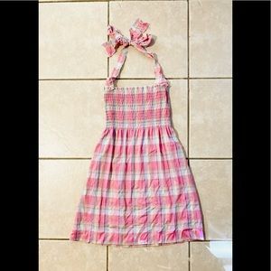 Vintage pastel plaid halter dress (HOLDING FOR JEANINE) DO NOT BUY!